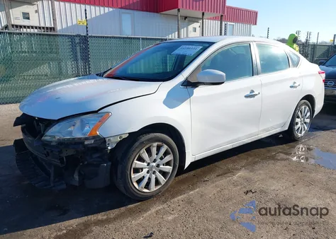 2015 Nissan Sentra Sv z USA, uszkodzony, nr VIN 3N1AB7AP9FY299766